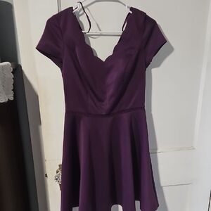 City Studio Deep Purple Kids Casual Dress